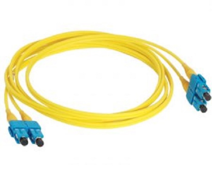 Molex Premise Networks SC to SC Simplex OS1 Single Mode OS2 Fibre Optic Cable, 9/125μm, Yellow, 1m
