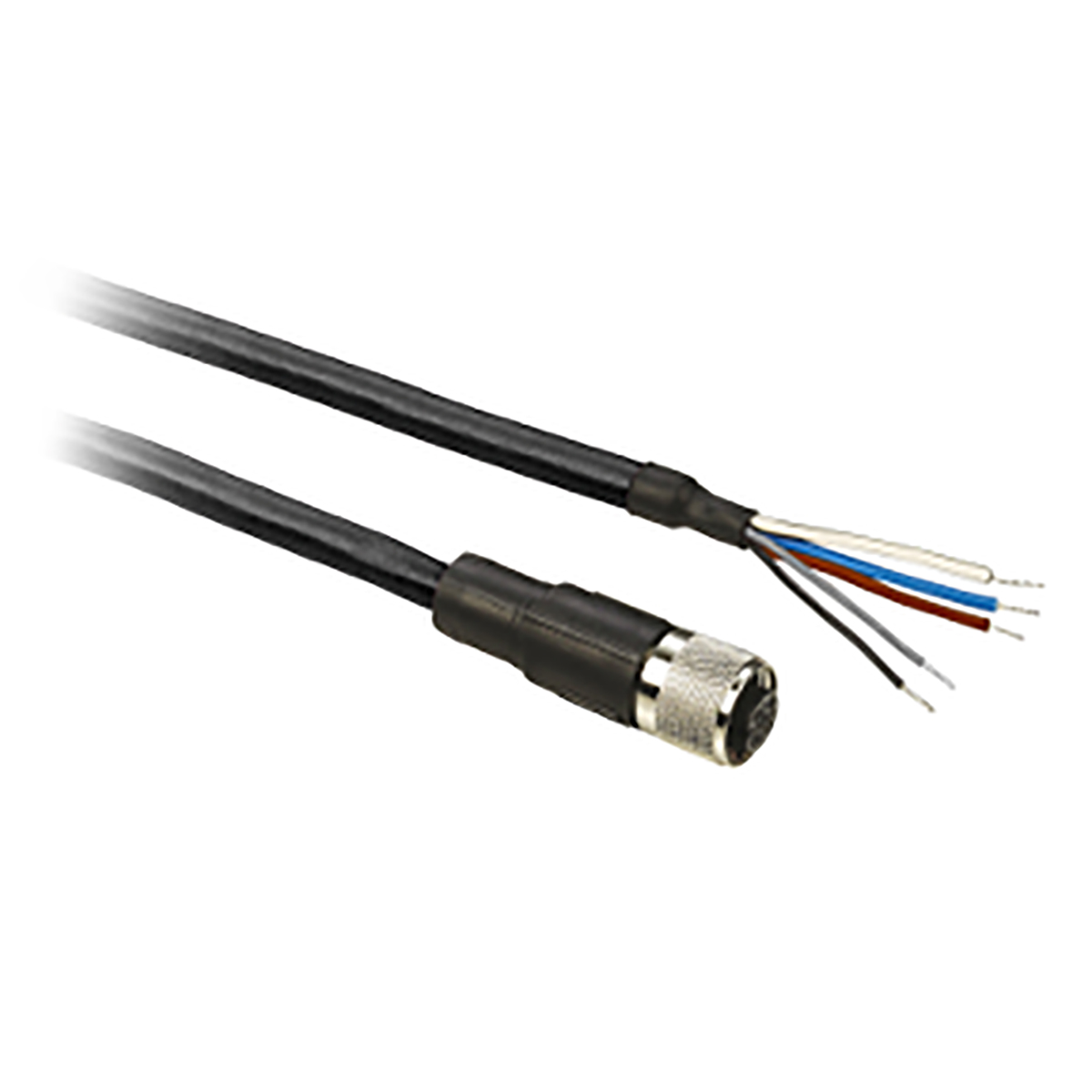 Telemecanique Sensors Female 5 way M12 to Unterminated Sensor Actuator Cable, 2 m