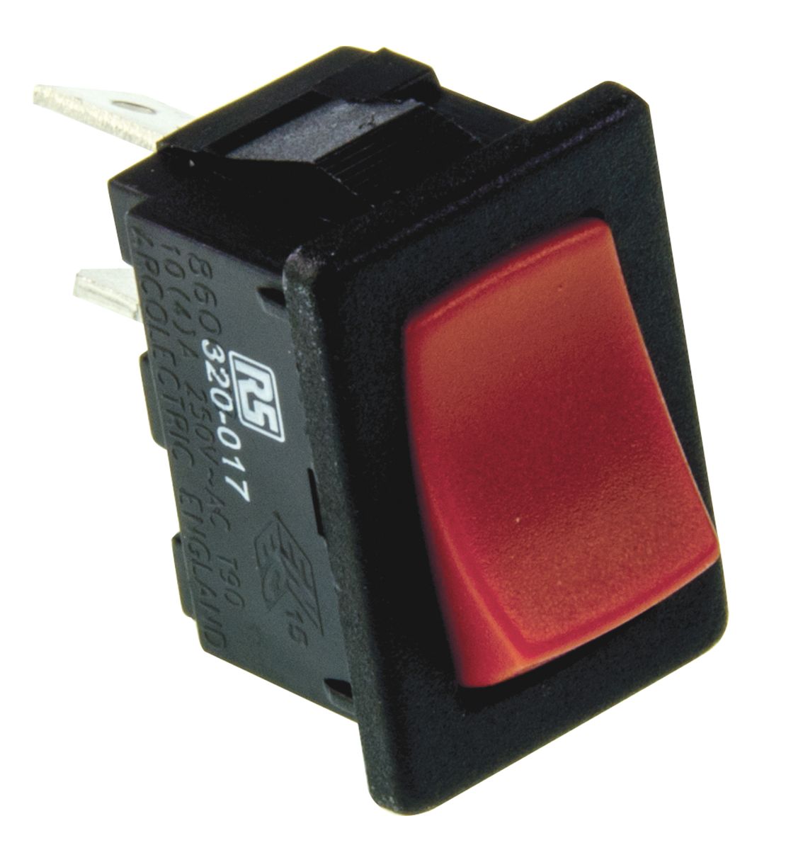 Arcolectric (Bulgin) Ltd SPST, On-Off Rocker Switch Panel Mount