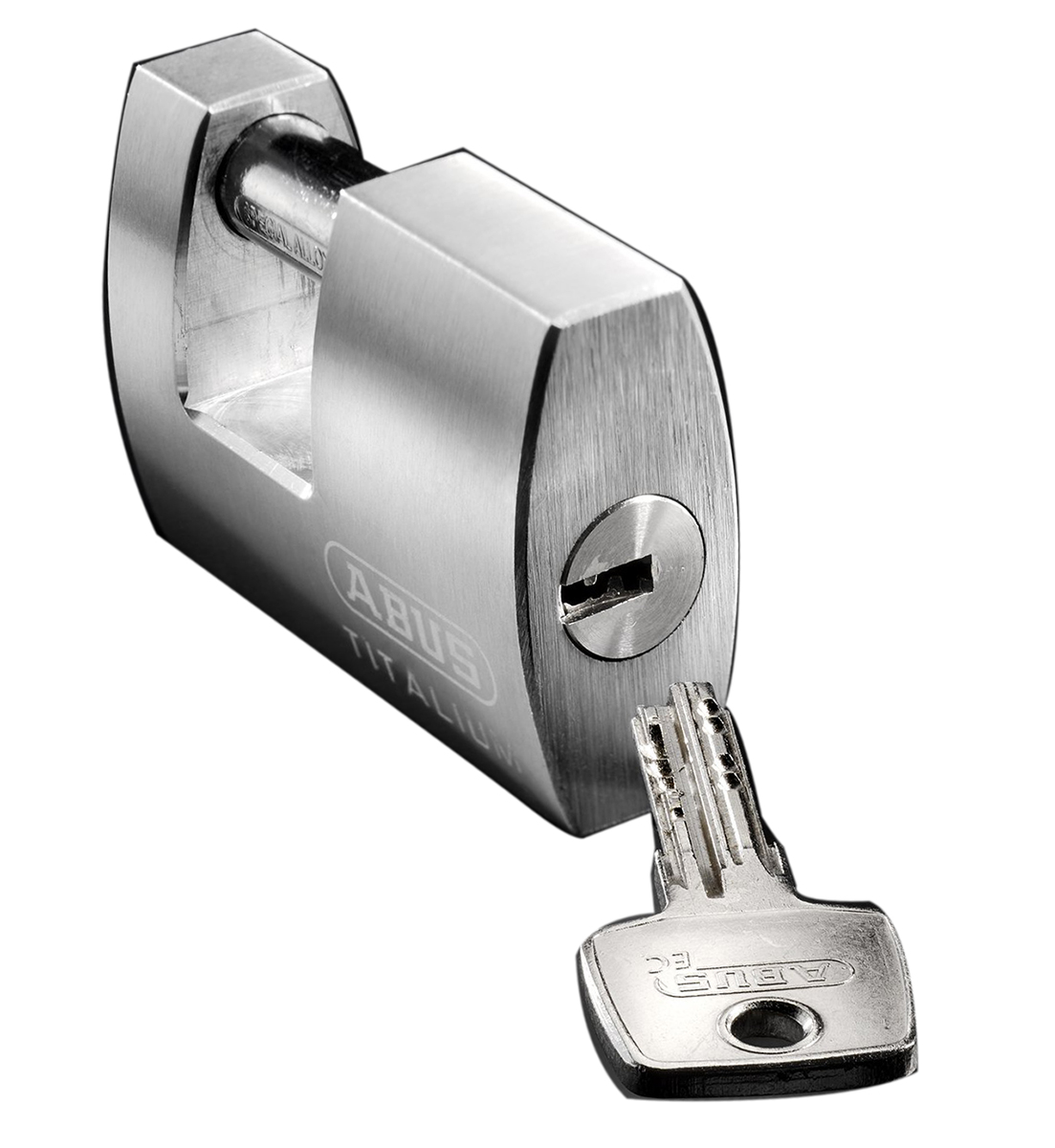 ABUS Key Weatherproof Titanium Safety Padlock, 12mm Shackle, 90mm Body