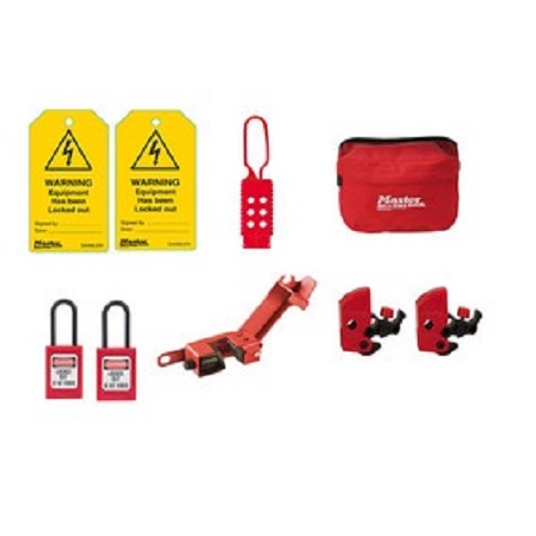 Master Lock Red Lockout Kit