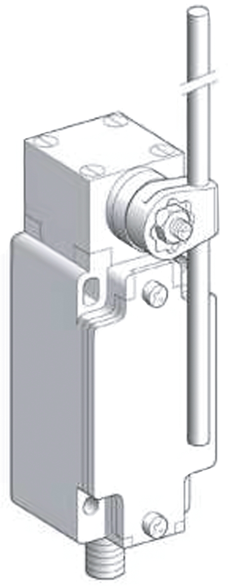 Telemecanique Sensors XCKJ Series Rod Limit Switch, NO/NC, IP66, DPST, Zinc Alloy Housing, 500V ac Max, 10A Max