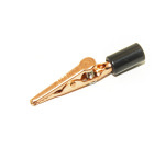 Mueller Electric Crocodile Clip 4 mm Connection, Copper Contact, 10A, White