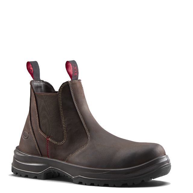 V12 Footwear Cotswold Brown Fibreglass Toe Capped Men's Safety Boots, UK 5, EU 38