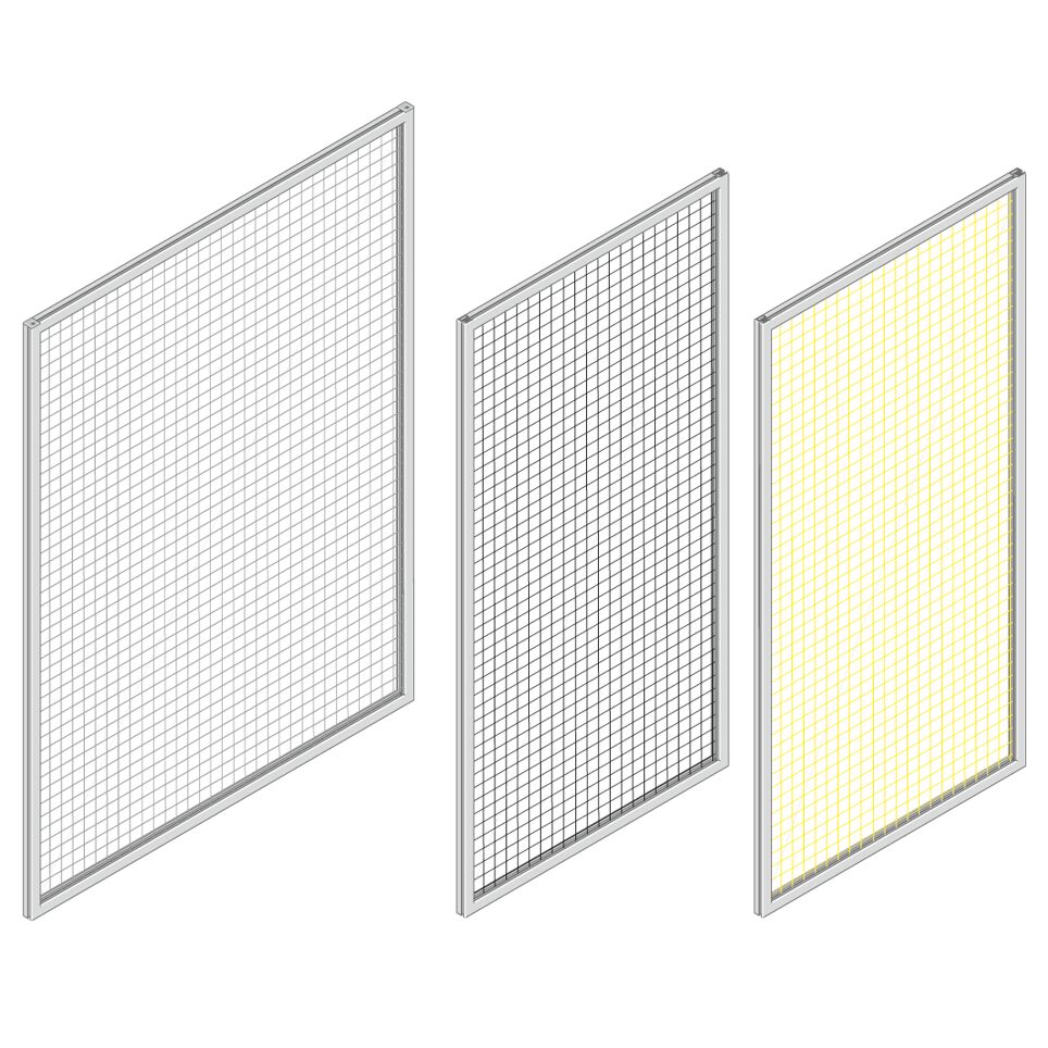 Bosch Rexroth Safety Fencing EcoSafe, Aluminium, 1800 mm Height, 500mm Width