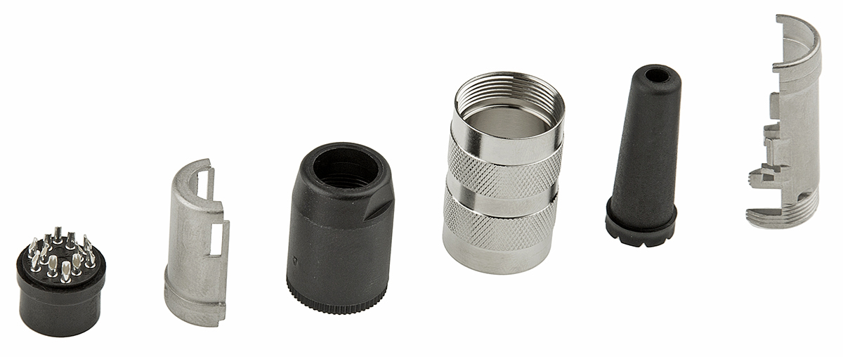 Amphenol Industrial, signalmate C091 12 Pole M16 Din Socket, 3.0A, 150.0 V IP40, Screw On, Cable Mount
