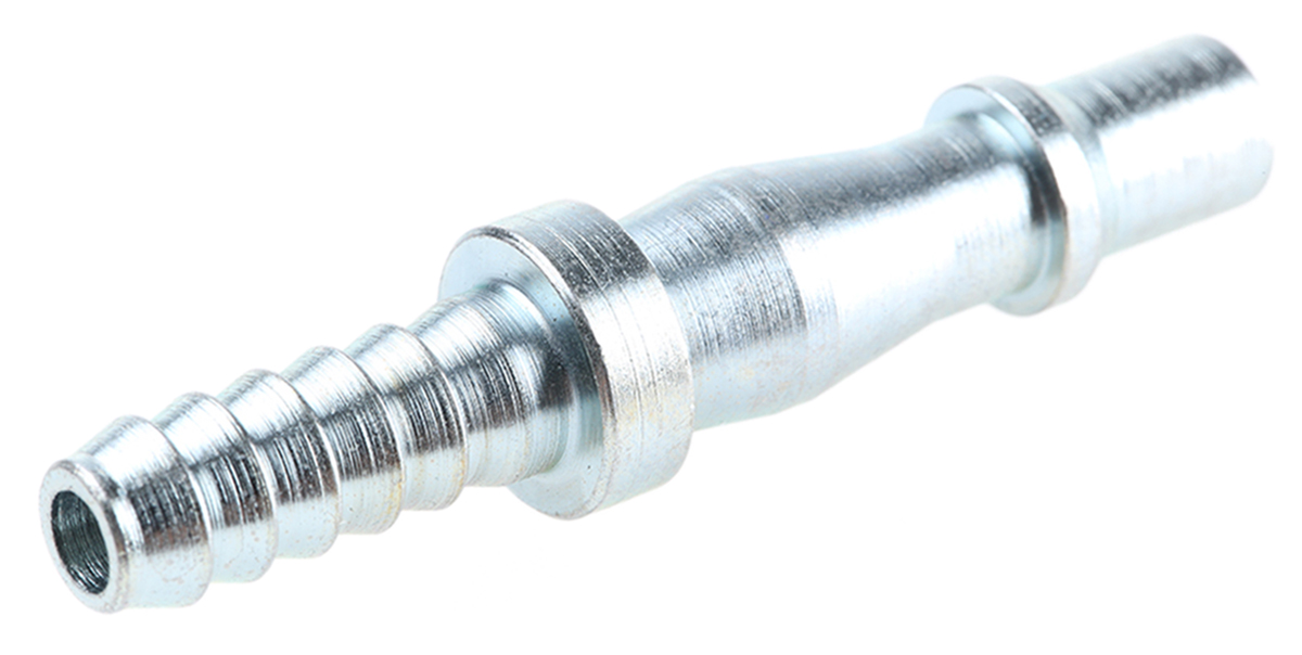 PCL Steel Male Pneumatic Quick Connect Coupling, 6.35mm Hose Barb