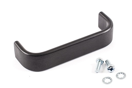Hammond Matt Aluminium Handle 12 mm Height, 40mm Width, 194mm Length