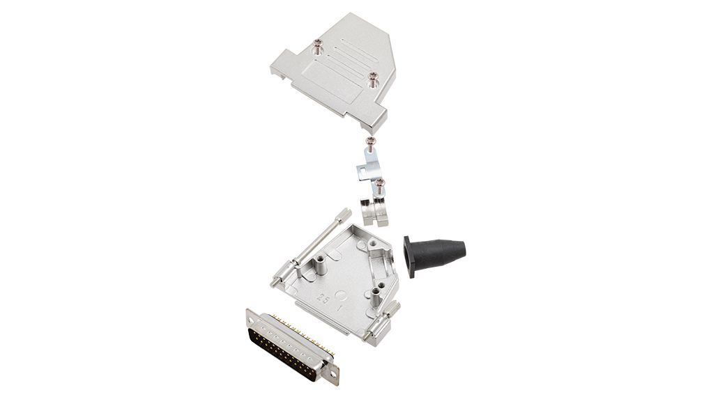 Encitech Connectors, 6355 Series D Sub Hoods For Use With For Cable