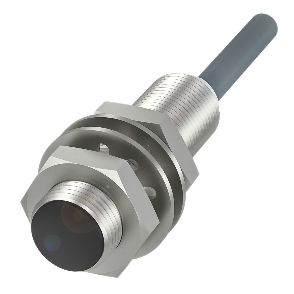 BALLUFF Inductive Threaded Barrel Proximity Sensor, M12, 3 mm Detection, 2-Wire NC, 10 → 36 V dc
