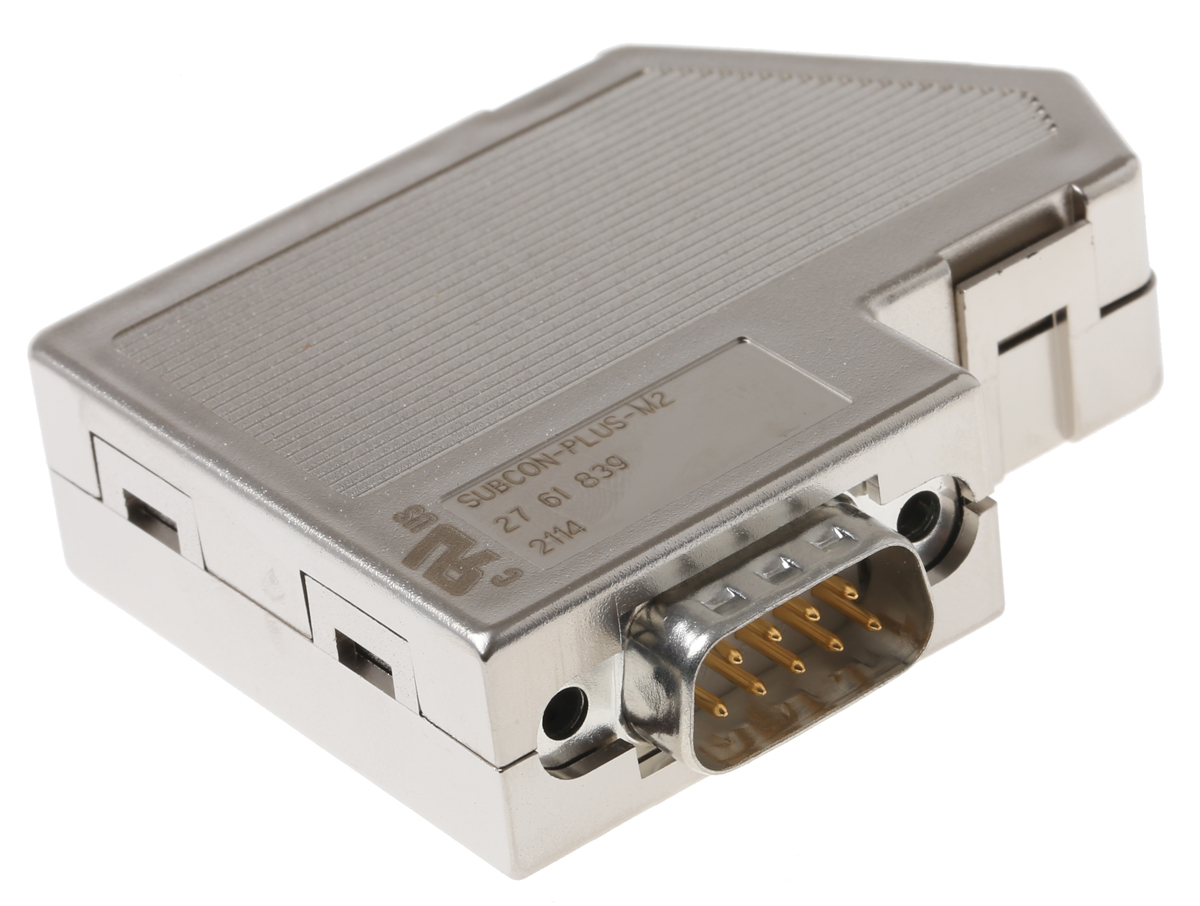 Phoenix Contact SUBCON-PLUS M2 9 Way 35 ° Panel Mount D-sub Connector Plug