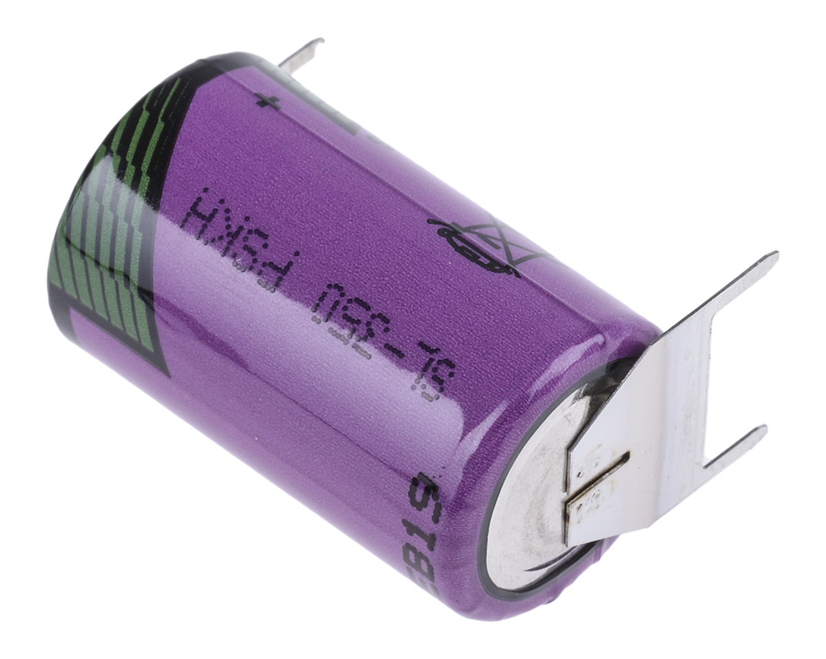 Tadiran Lithium Thionyl Chloride 3.6V, 1/2 AA Battery