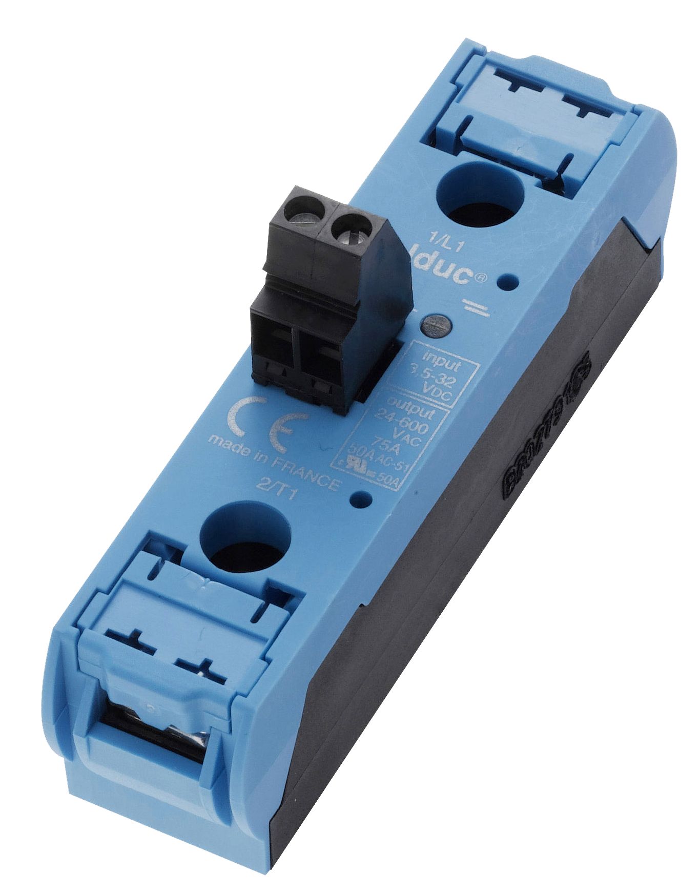 Celduc SU9 Series Solid State Relay, 75 A Load, Chassis Mount, 690 V ac Load, 45 Vdc Control