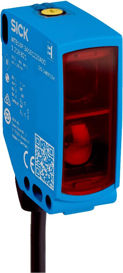 SICK Background Suppression Photoelectric Sensor, Rectangular Sensor, 10 → 1500 mm Detection Range