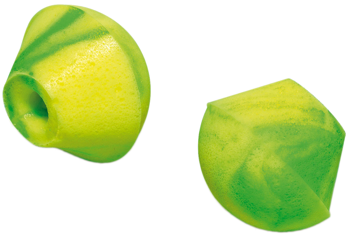 Moldex Series Green, Yellow Disposable Uncorded Foam Replacement, 27dB Rated, 50 Pairs
