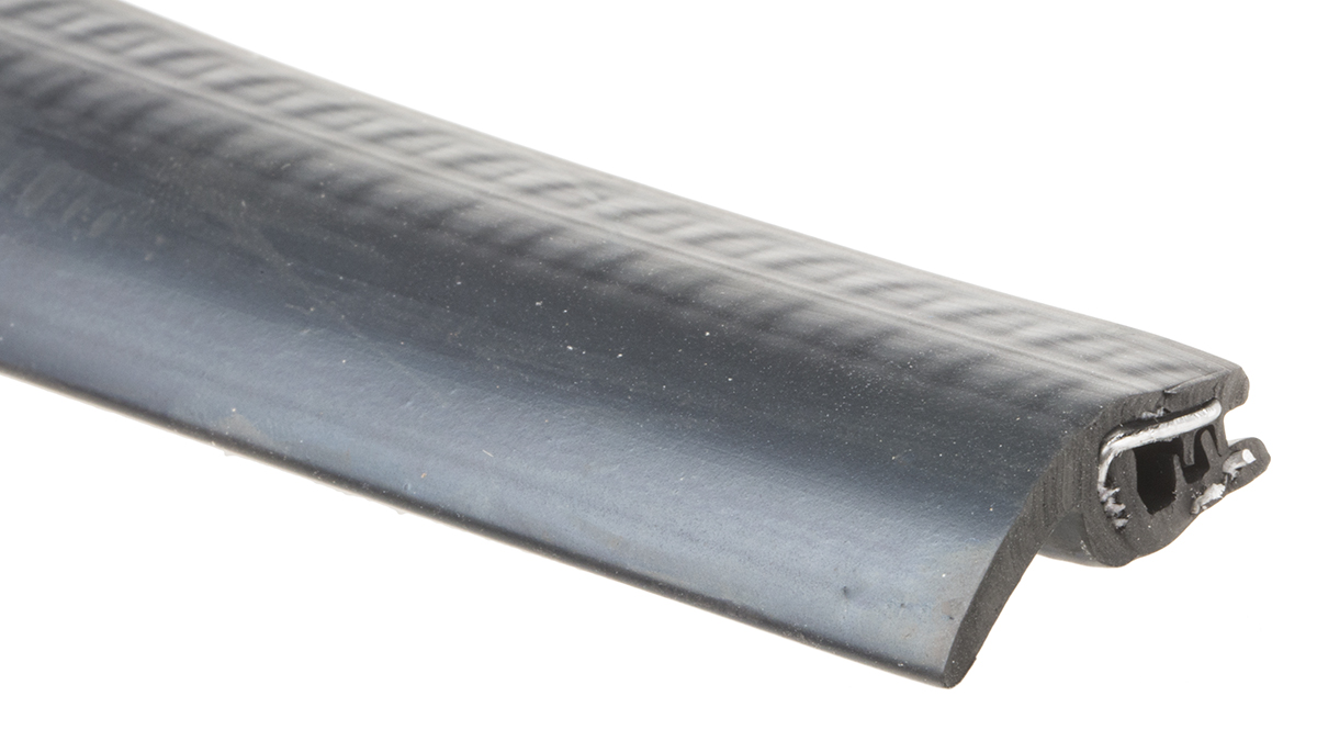 RS PRO Black EPDM  Edging Strip, 20m