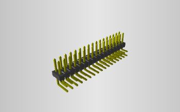 Samtec TSW Series Straight Through Hole Pin Header, 34 Contact(s), 2.54 mm Pitch, 2 Row, Unshrouded