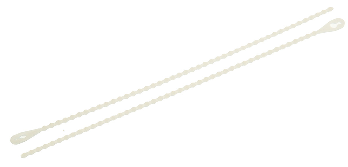Essentra Cable Tie, Releasable, 152.4mm x 1.5 mm, Natural Nylon, Pk-100