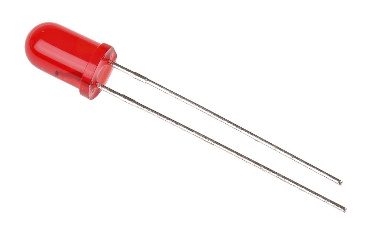 Kingbright6 V Red LED 5mm Through Hole, L-7113ID-5V