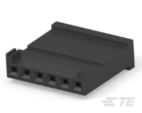 TE Connectivity, AMPMODU HE13/HE14 Female Connector Housing, 2.54mm Pitch, 6 Way, 1 Row