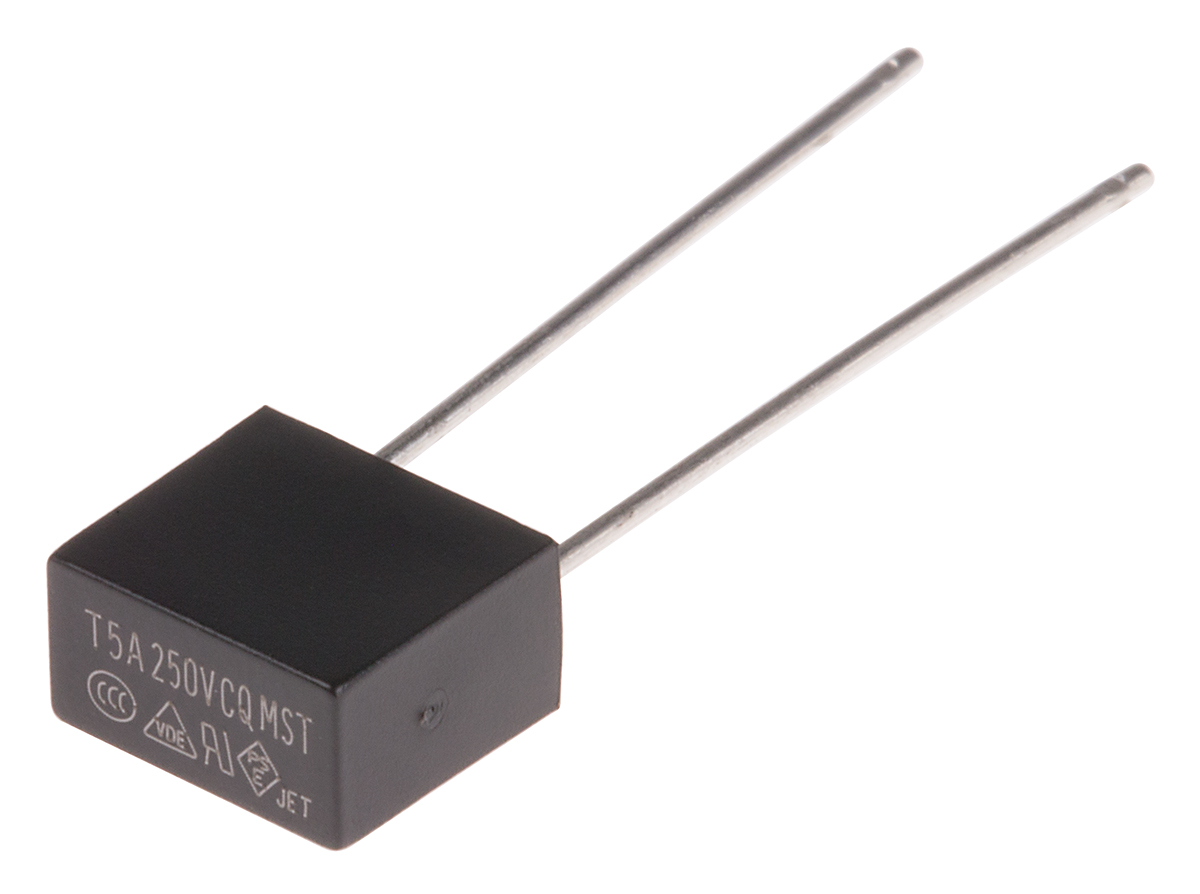 RS PRO PC Board Non Resettable Fuse, Radial 5A, 250V ac