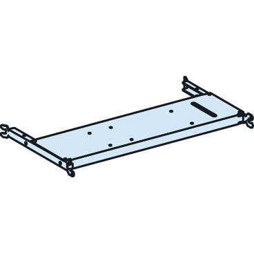 Schneider Electric PrismaSeT Series Sheet Steel Mounting Plate for Use with PrismaSeT G enclosure, PrismaSeT P Cubicle