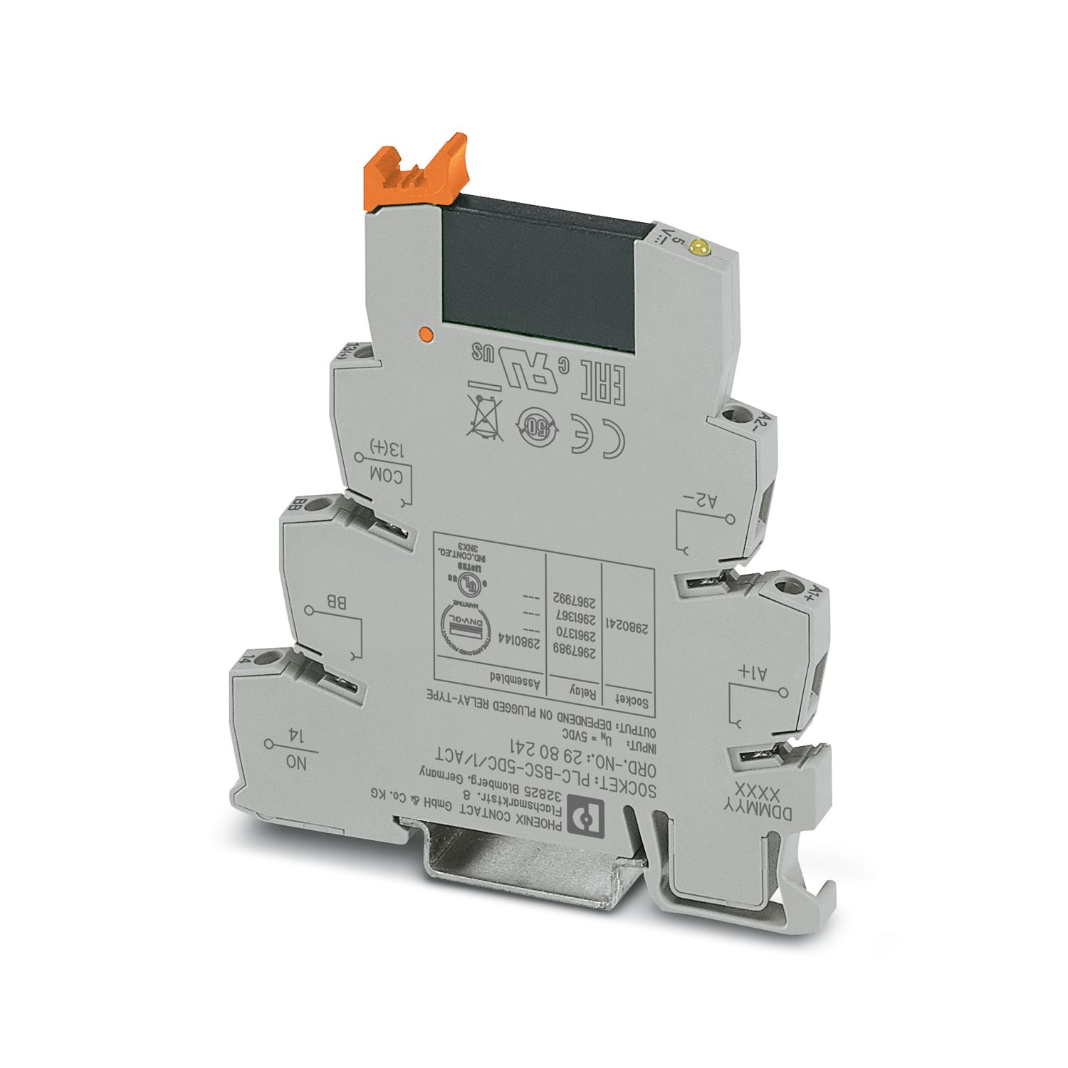 Phoenix Contact PLC-OSC Series Solid State Interface Relay, DIN Rail Mount