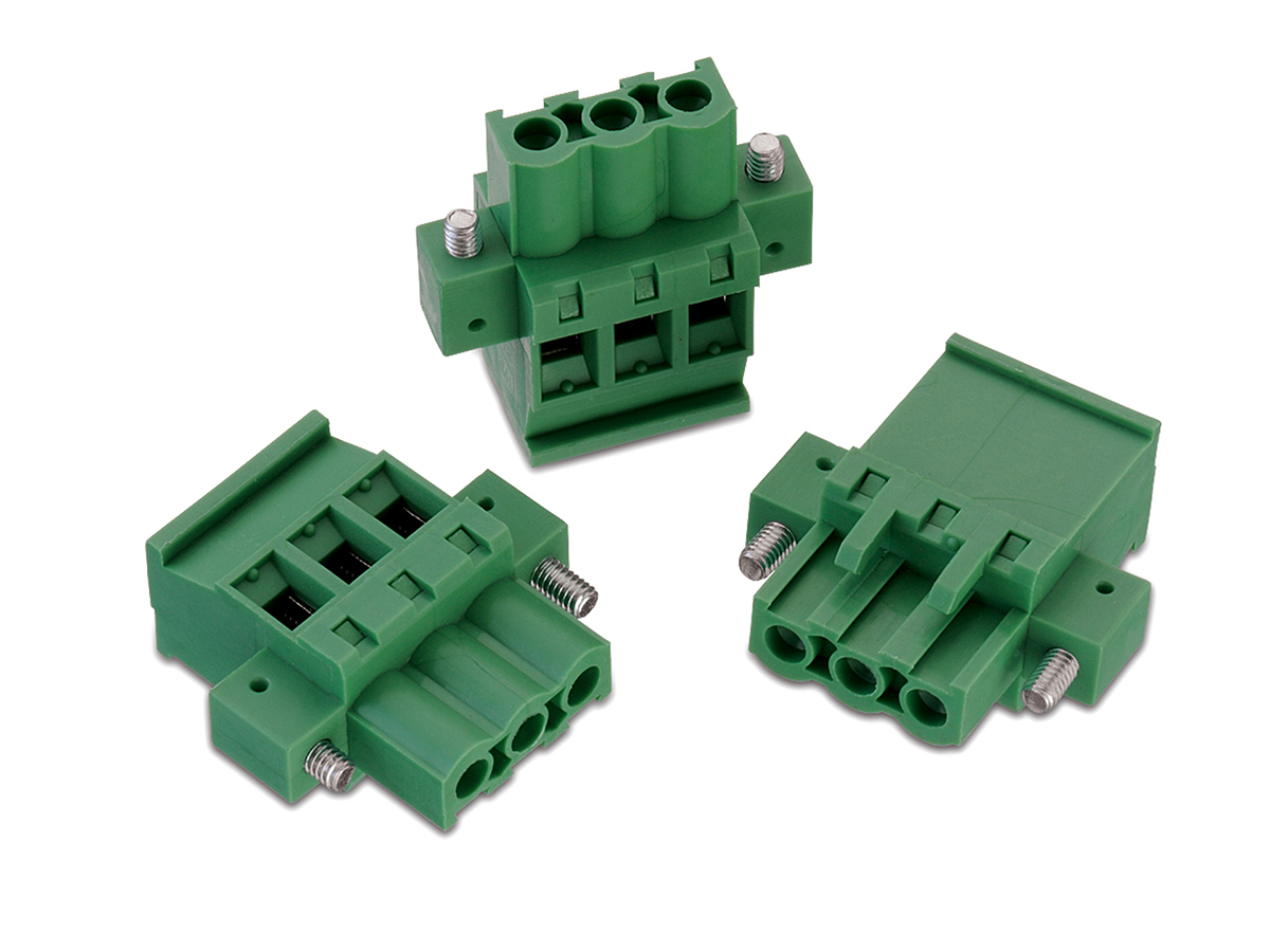 Wurth Elektronik 3455 Series Pluggable Terminal Block, 3-Contact, 5.08 mm Pitch, 1-Row