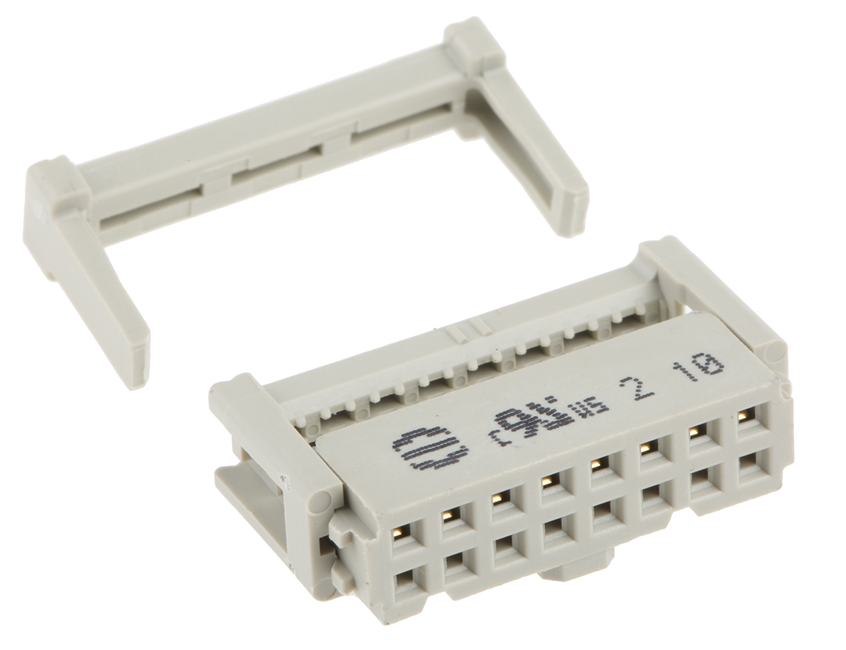 HARTING 16-Way IDC Connector Socket for Cable Mount, 2-Row