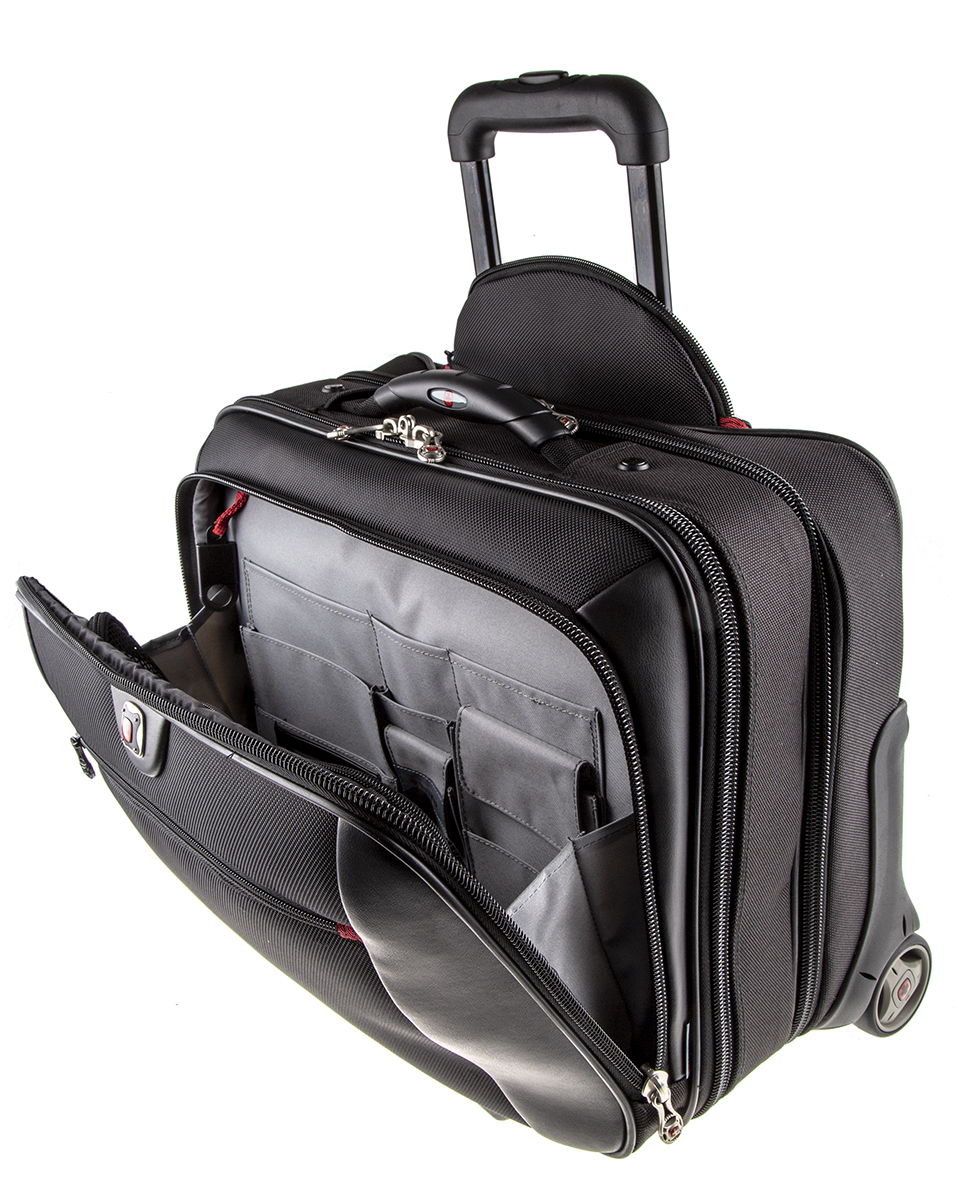 Wenger Protomac 17in  Laptop Wheeled Case, Black