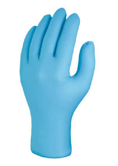 Skytec UTAH Blue Powder-Free Nitrile Disposable Gloves, Size M, 100 per Pack