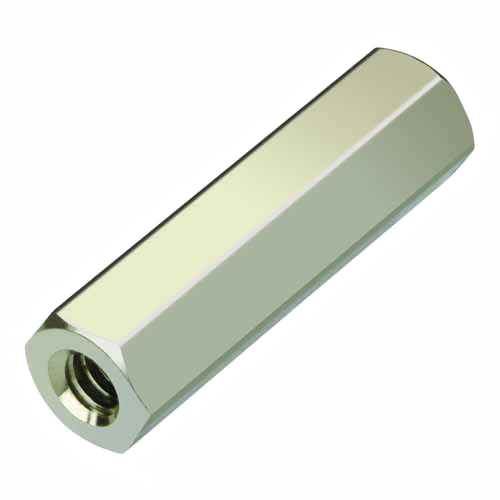 HARWIN Threaded Standoff, M3 x 0.5 Thread, 25.4mm Body, Brass, Female/Female