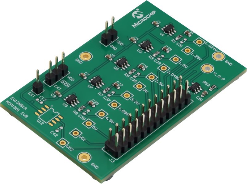 Microchip EV13N91A Evaluation Board for MCP1501 for MCP1501