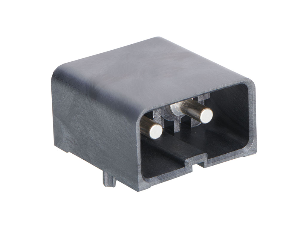 Molex 215510 Series Right Angle Solder PCB Header, 2 Contact(s), 12.5 mm Pitch, 1 Row, Unshrouded