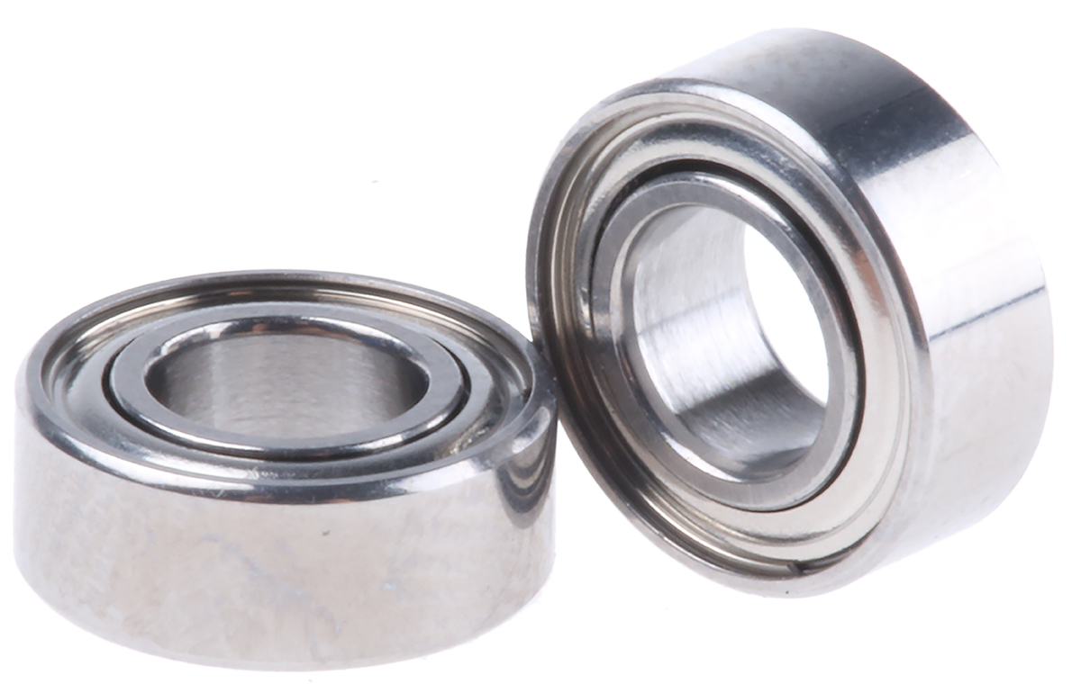 NMB DDL-840ZZHA1P25LY121 1 Row Ball Bearing - 4 mm ID, 8 mm OD