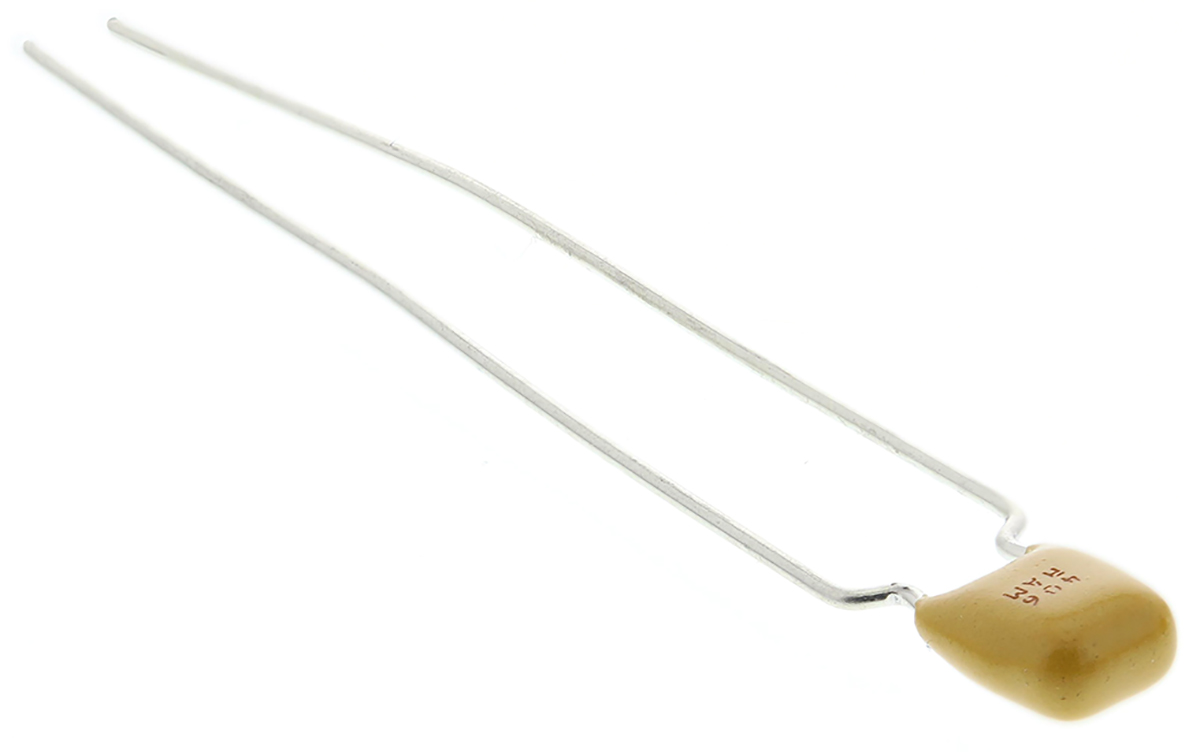AVX 1μF Multilayer Ceramic Capacitor MLCC, 50V dc V, ±20% , Through Hole