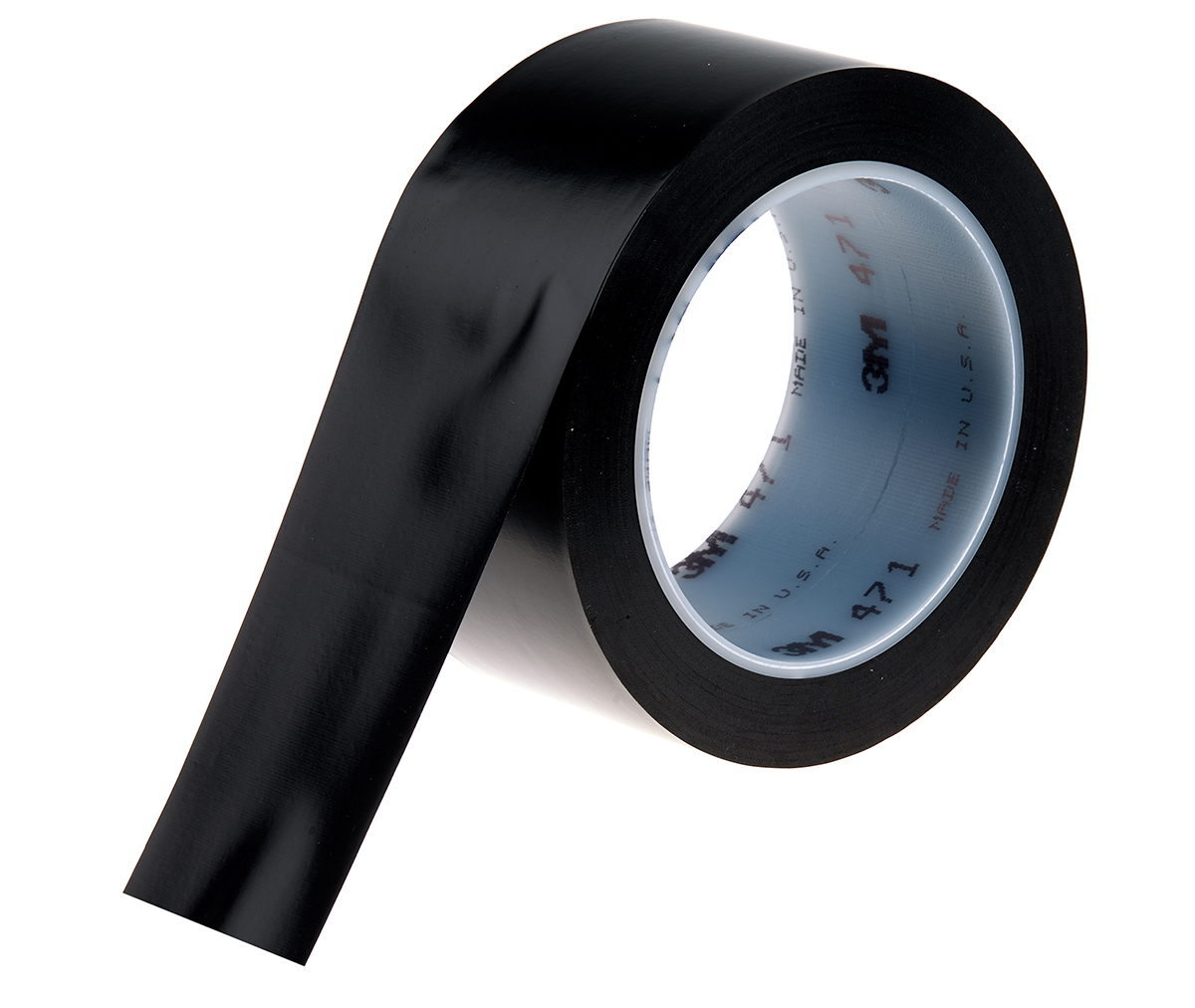 3M 471 Black PVC 33m Lane Marking Tape, 0.14mm Thickness "None"