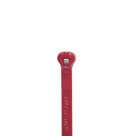 Thomas & Betts Cable Ties, , 186mm x 4.9 mm, Red Nylon, Pk-1000