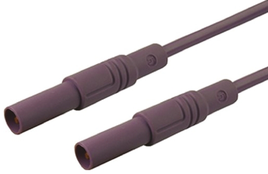 Hirschmann Test & Measurement, 32A, 1000V ac/dc, Violet, 1m Lead Length