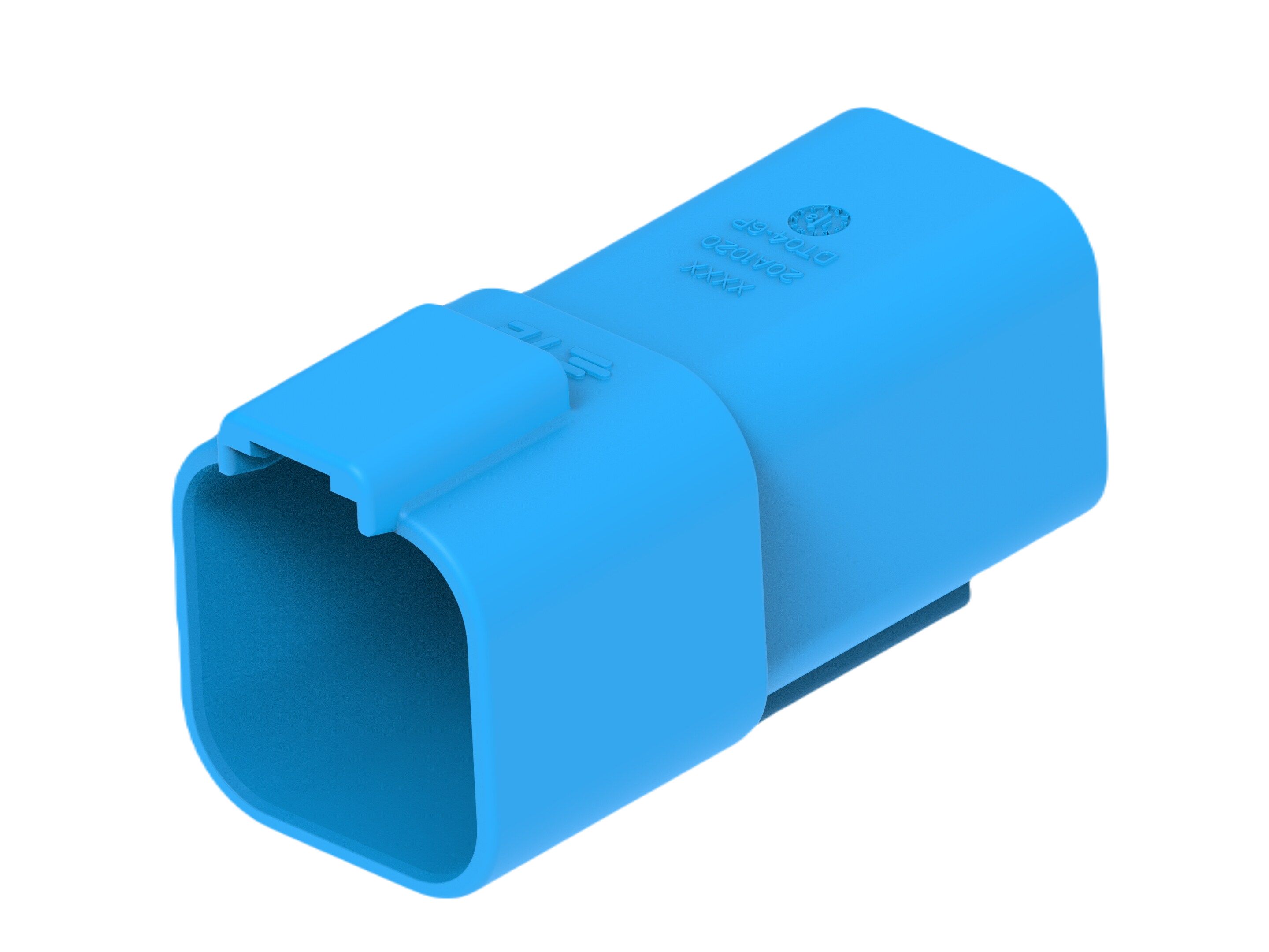 TE Connectivity, DT04-6P Automotive Connector Plug Blue Cable 6 Way, Cable Termination DT04-6P-TN07
