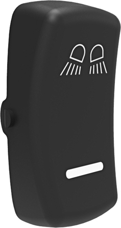 Carling Technologies, Rocker Switch Lens, Laser Etched Actuator, For Use With L Series Sealed Rocker Switches, White