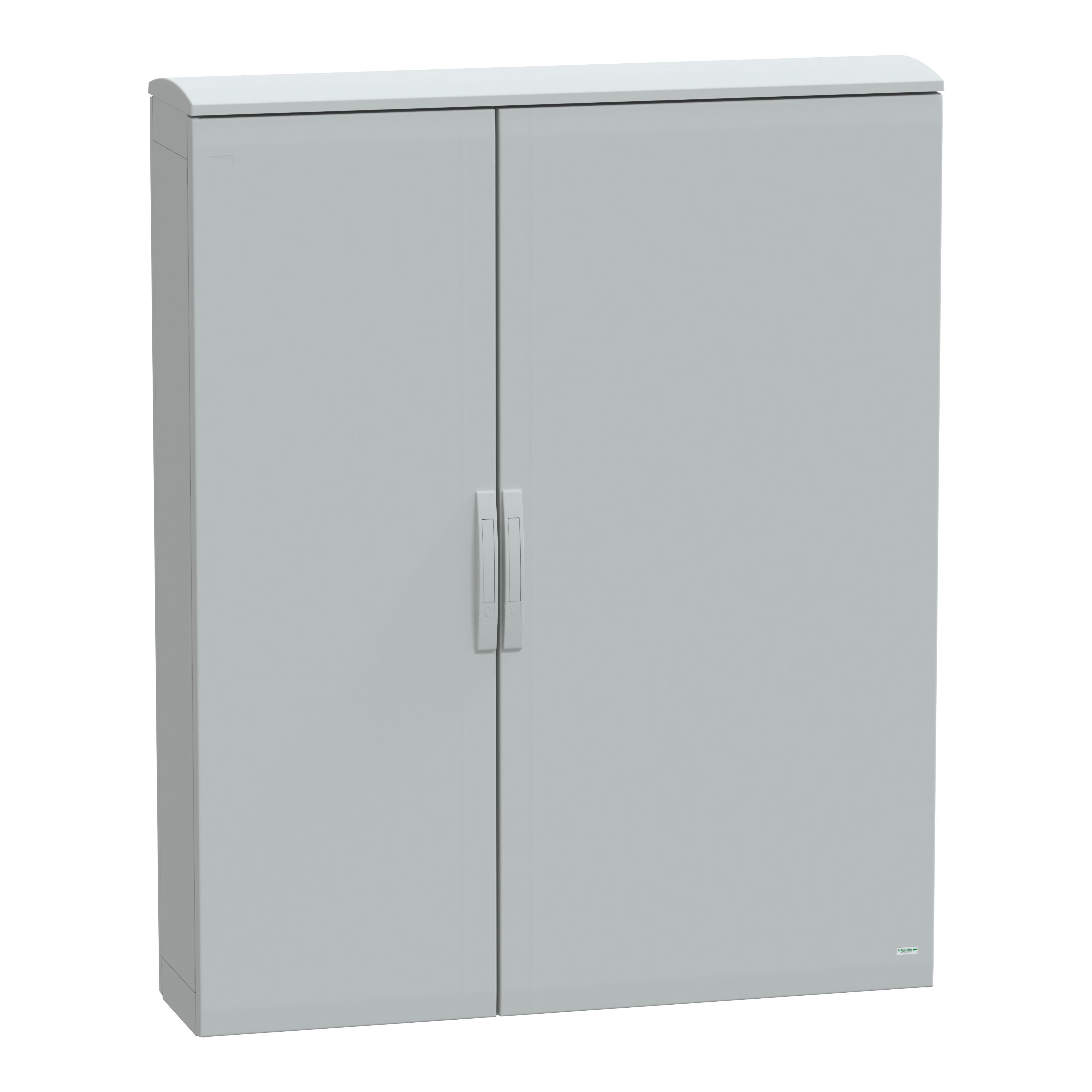 Schneider Electric PanelSeT Series Fibreglass Reinforced Polyester Double-Door-Door Floor Standing Enclosure, Opaque