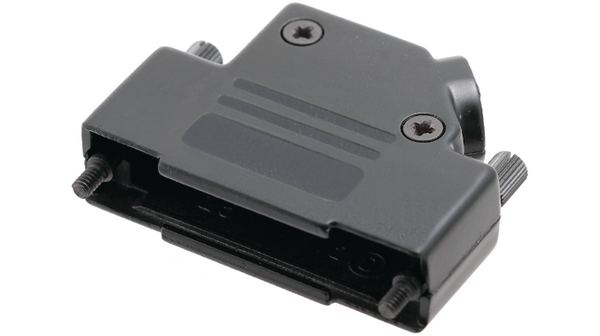 Encitech Connectors, D45ZK-BK Series Full Metal Hood For Use With D Sub Connector