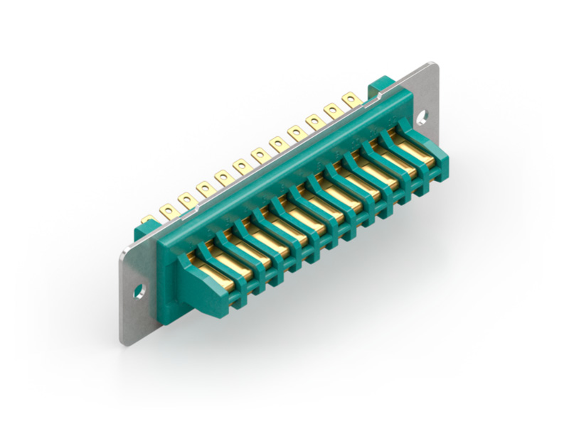 RS PRO 4.70mm Pitch Rack and Panel Connector Backplane Connector, Male, Straight, 24 Row, 24 Way