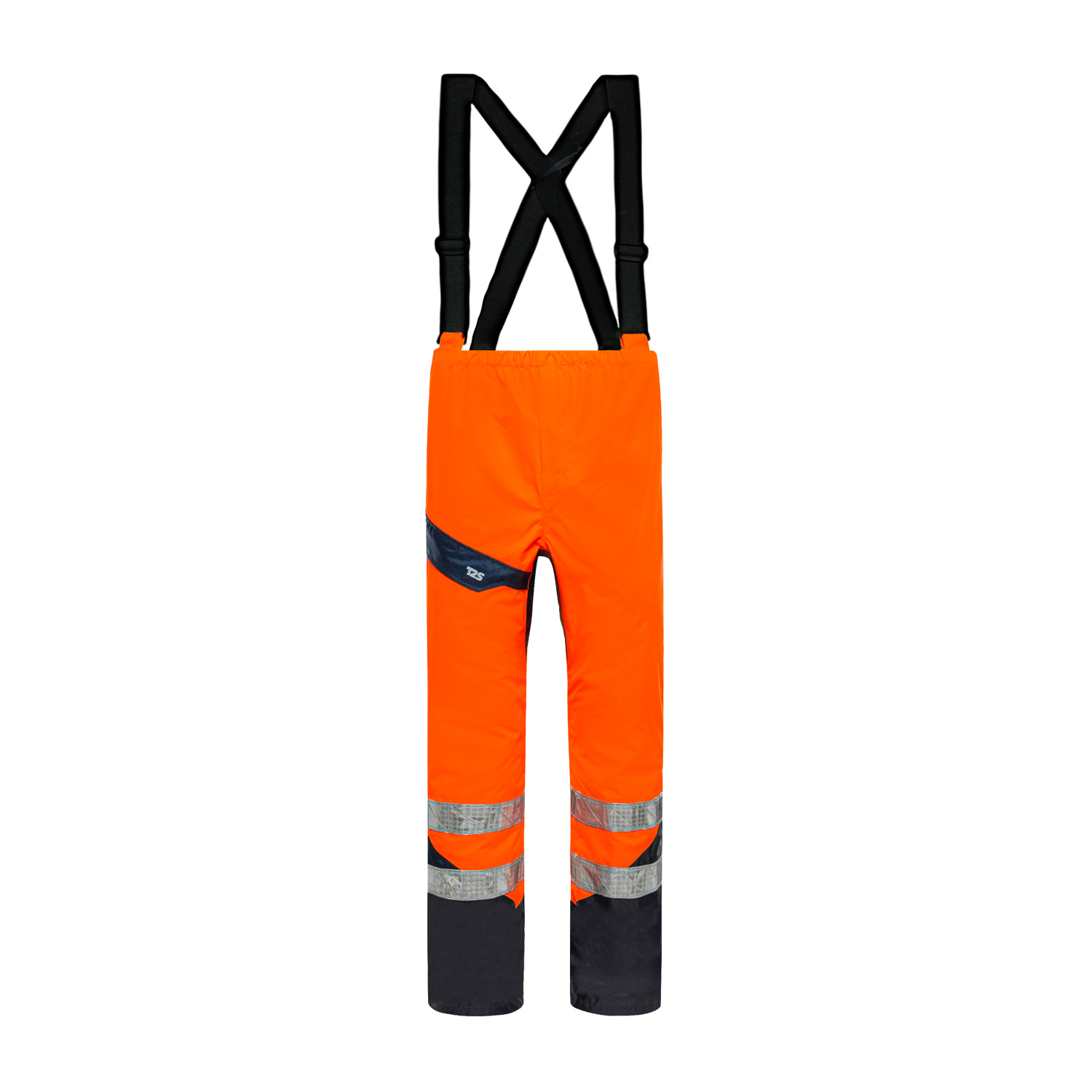 T2S Cap Horn Orange Hi Vis Work Trouser Waterproof, Breathable, Hi-Vis 2XL 2