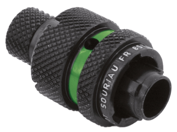 Souriau Sunbank by Eaton Circular Connector, 3 Contacts, Cable, Standard Connector, Plug, Male, IP67, 8STA Series