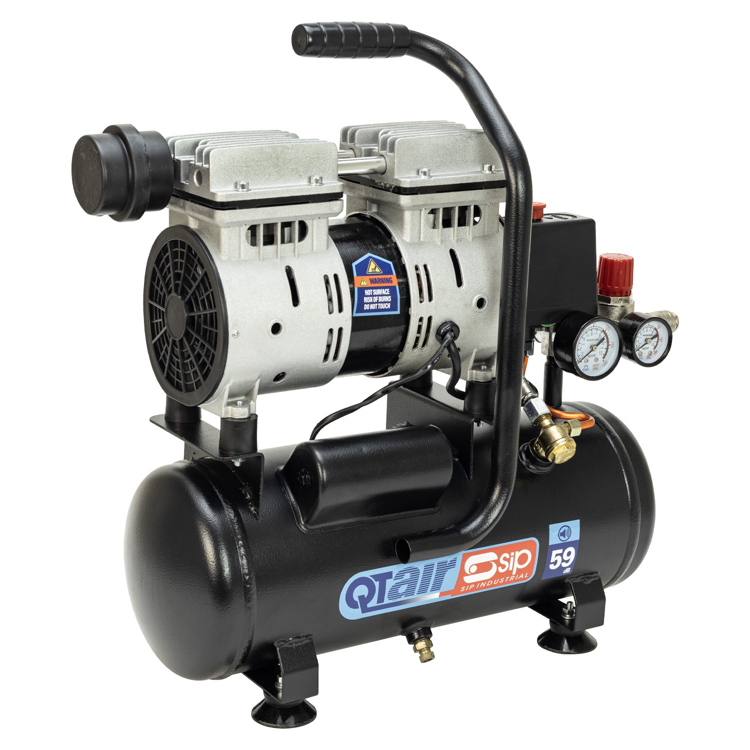 SIP 550W 6L Air Compressor, 9bar, 14kg