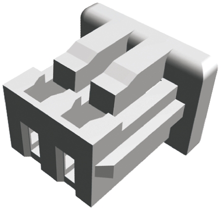 TE Connectivity, HPI Female Connector Housing, 1.25mm Pitch, 2 Way, 1 Row