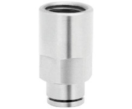 Norgren PNEUFIT 10 Series Straight Threaded Adaptor, G 1/4 Male to Push In 6 mm, Threaded-to-Tube Connection Style,