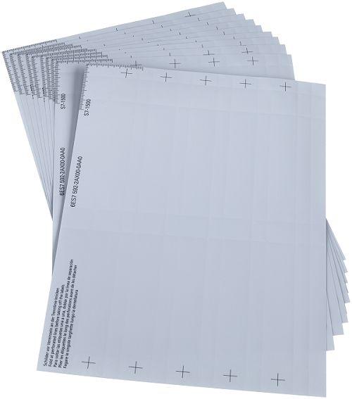 Siemens SIMATIC S7-1500 ET 200 Series Labeling Sheet for Use with 0